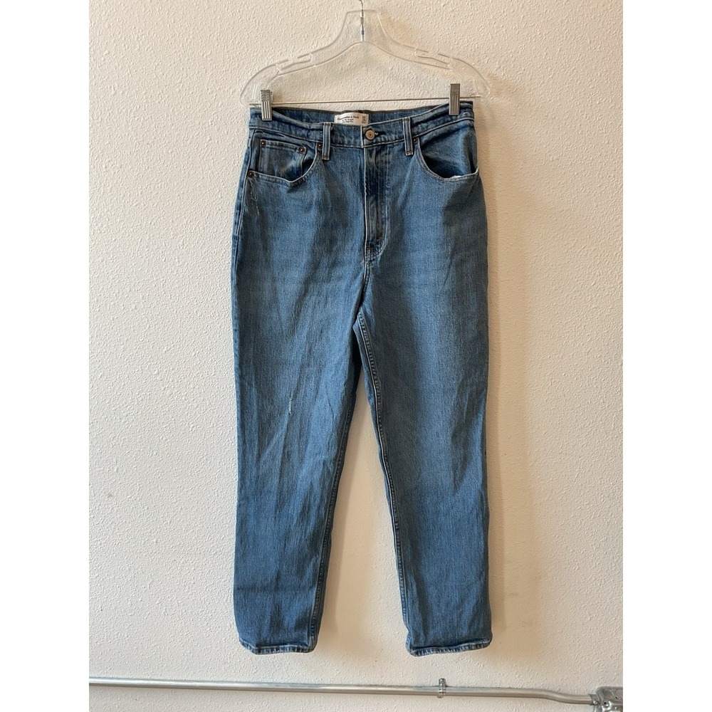 Abercrombie & Fitch‎ The 90's Straight Ultra High Rise Jeans Size 30 10